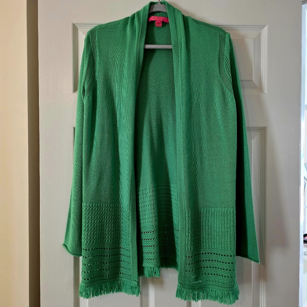 Lilly Pultizer Kelly green sweater